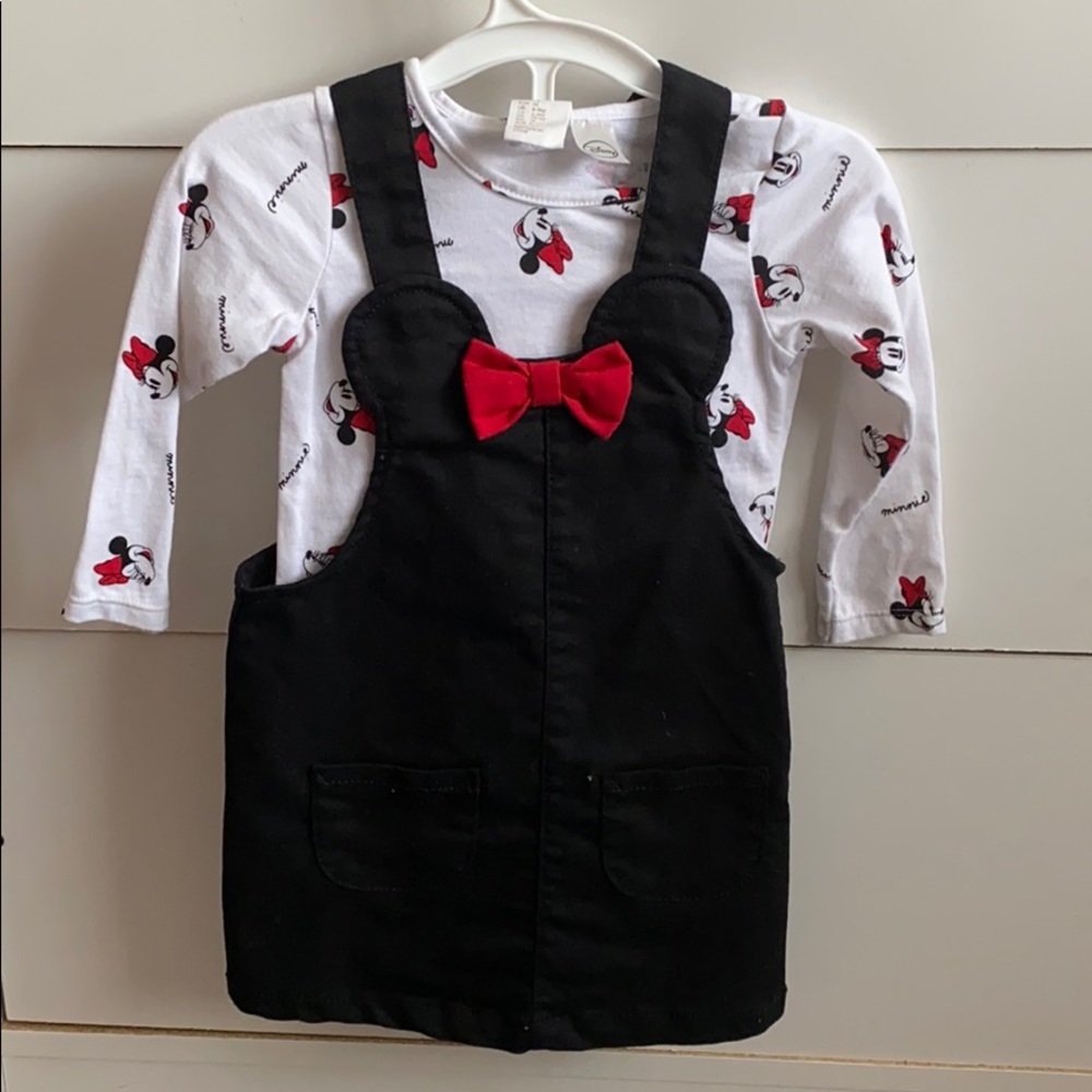 H&M baby girl minnie mouse jumper set